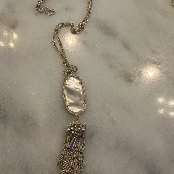 Kendra Scott Gold and Iridescent Pendant Necklace - Picture 2 of 3